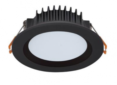 BOOST-10 RND LED D/L BLK